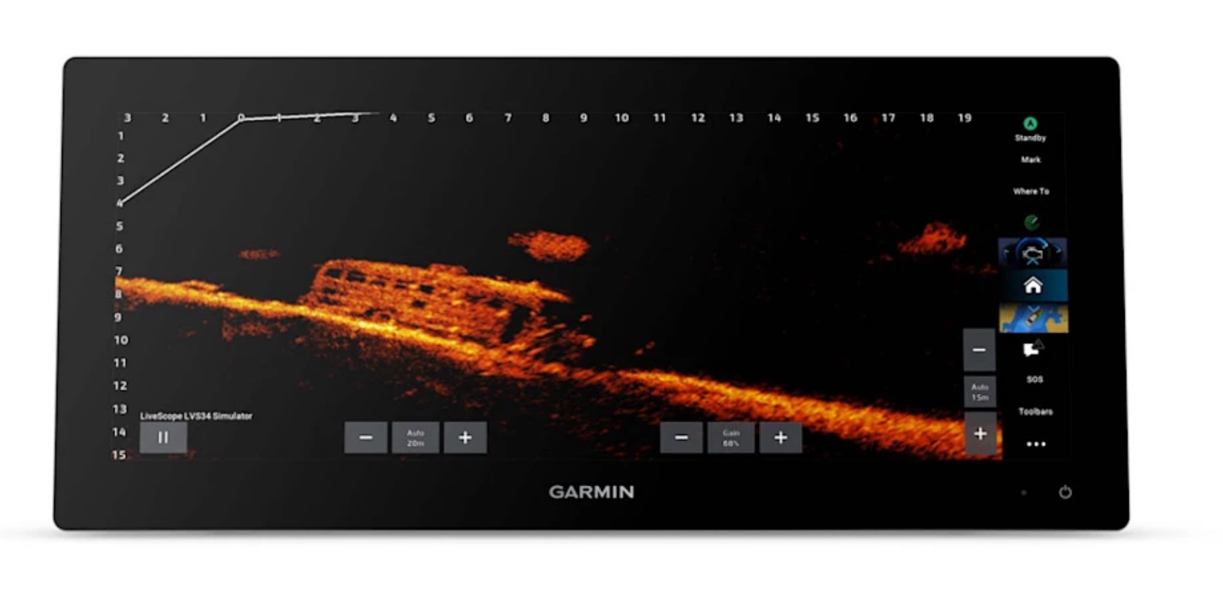 Garmin GpsMap 1523xsv Ultrawide.
