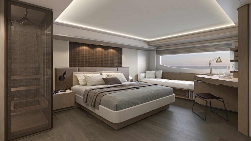 Cabina armatoriale Prestige M7.
