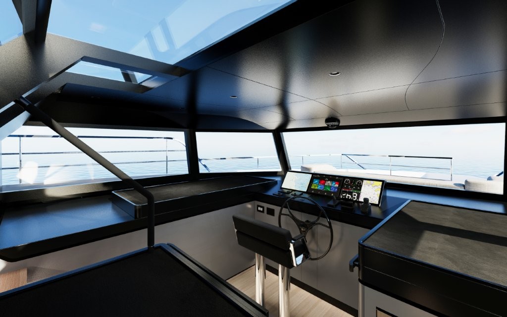 Raised Pilothouse Arcadia A80.