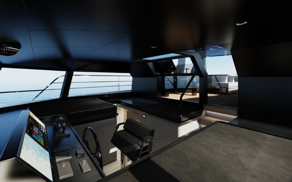 Raised Pilot House Arcadia A80.