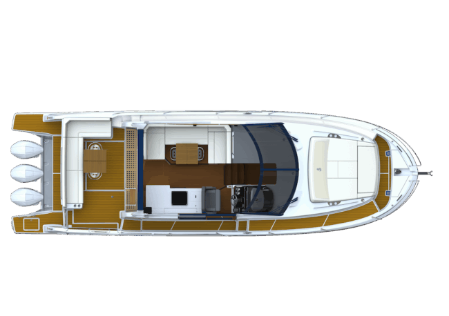 Beneteau Antares 12 Coupé - Layout Coperta.