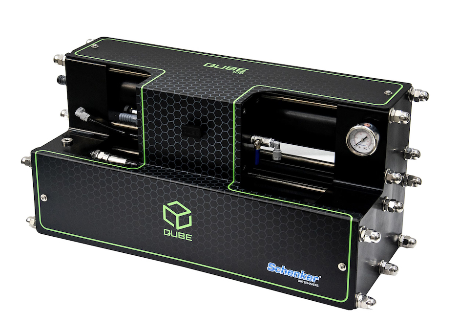 Schenker Qube, dissalatore ultra compatto.