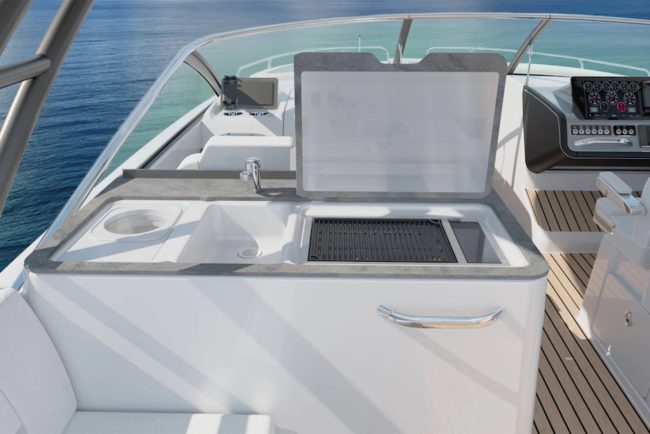 Cucina del Four Winns TH33.