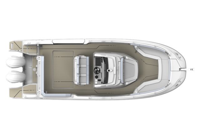 Layout di coperta col pozzetto vuoto.