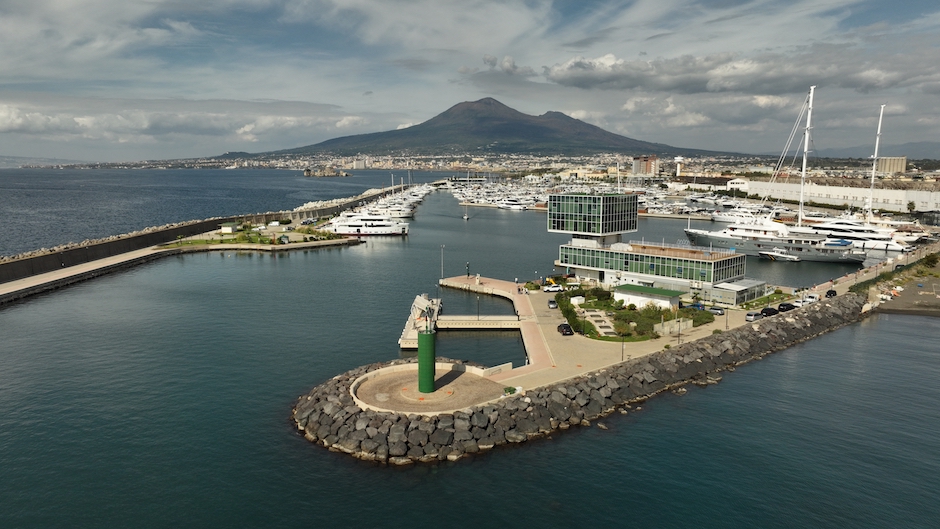 Napoli Boat Show 2026 - Vista aerea su Marina di Stabia.