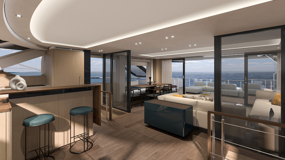 Salone del Prestige M8 Evo.