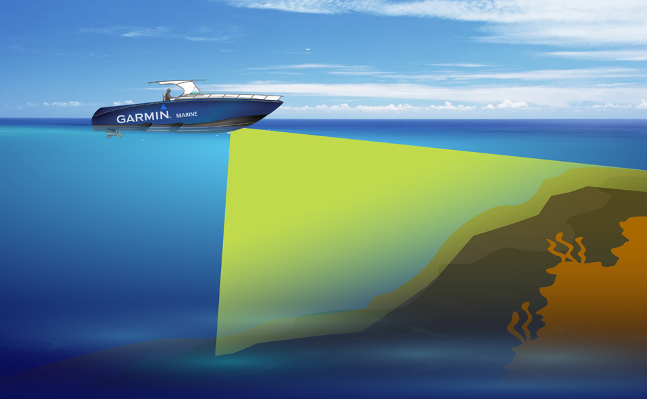 Un nuovo trasduttore Garmin Panoptix che guarda per te ciò che sta davanti alla barca