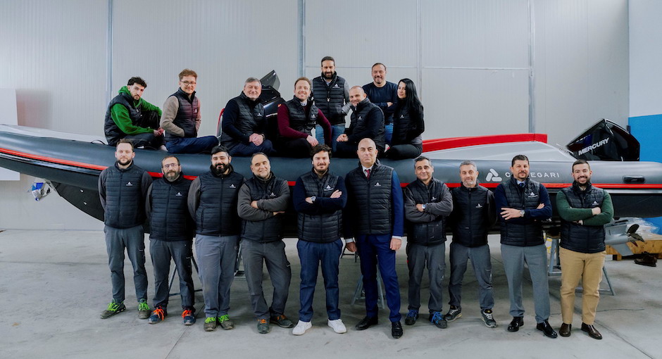 Team produttivo del cantiere Callegari.