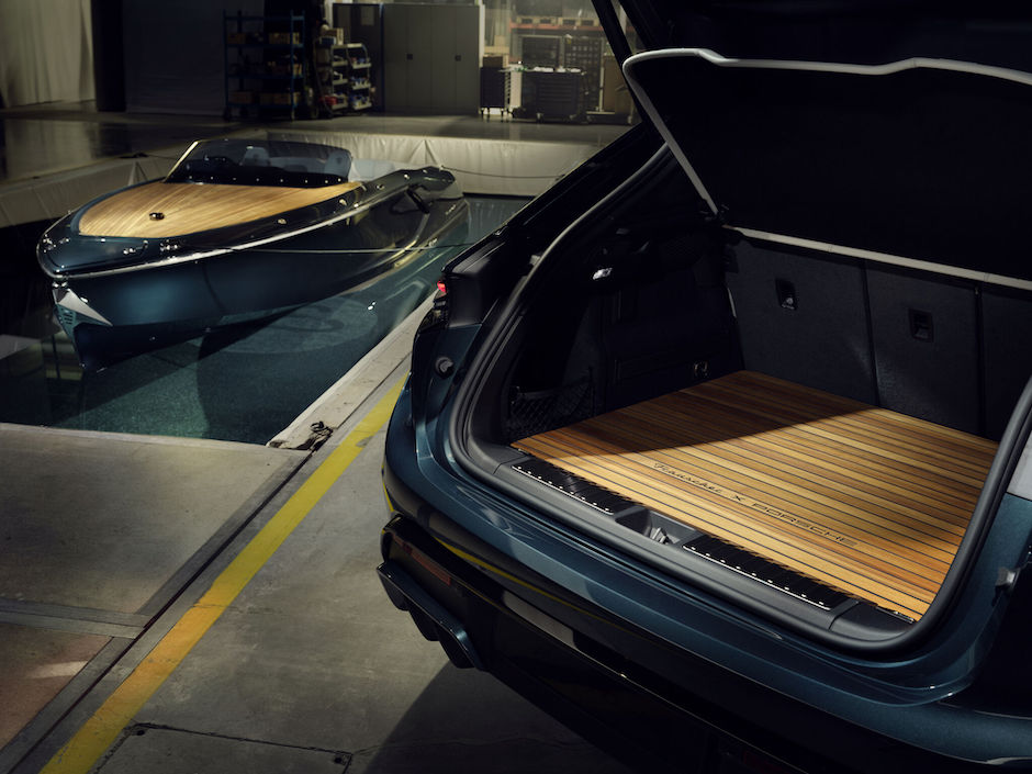 Elementi in comune fra Frauscher x Porsche 790 Spectre e Porsche Macan.