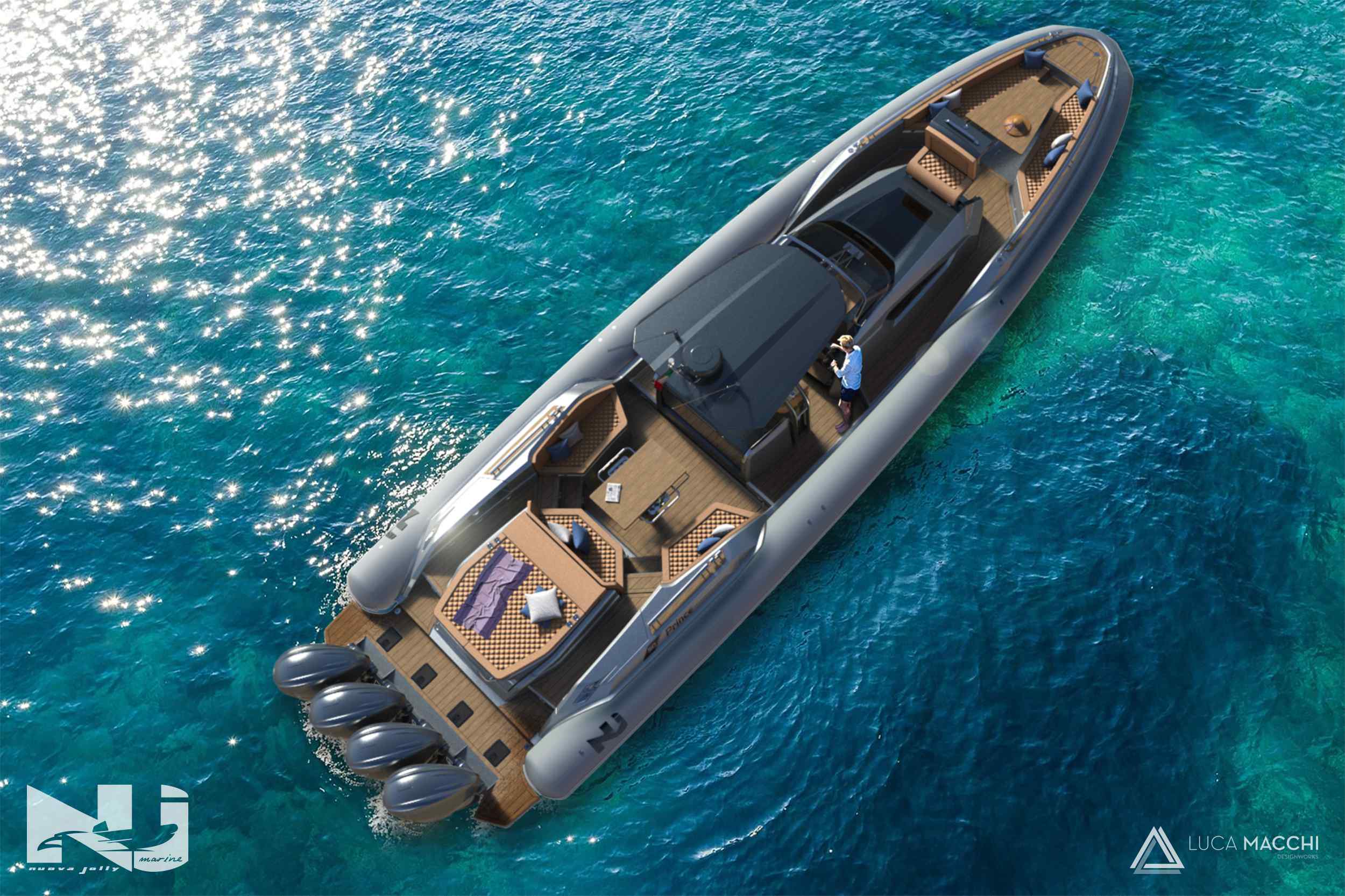 Quindici metri e 1700 cavalli! Così si prepara al debutto il Nuova Jolly Prince 50. E c'è di più