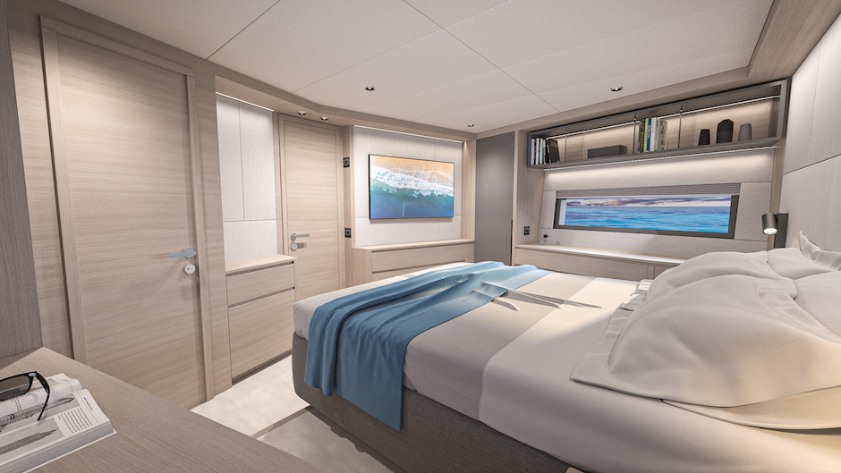 Pardo GT75, render cabina Vip.