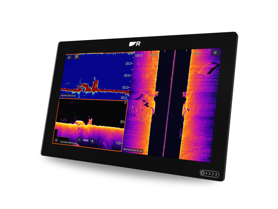 Visione Real Vision Max su chartplotter Raymarine Axiom2 Pro.