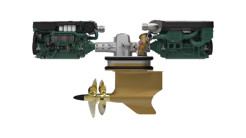 Nasce la Volvo Penta Professional Platform con gli IPS40: due motori per ogni pod, e i D13 da 1000 cv arrivano sui superyacht fino a 55 metri