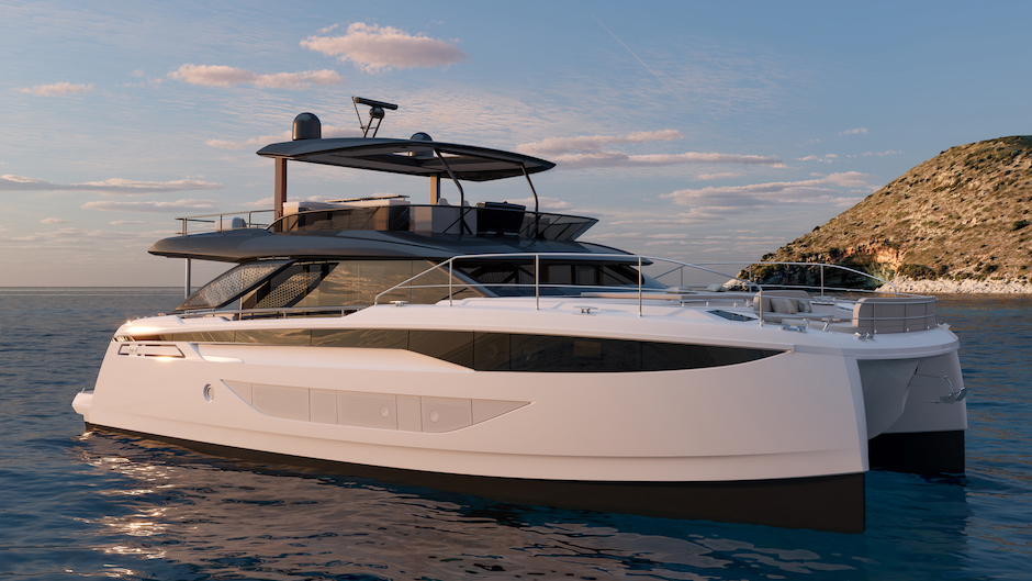 Prestige M8 Evo, debutta la versione più evoluta del catamarano, con maggior comfort e meno consumi