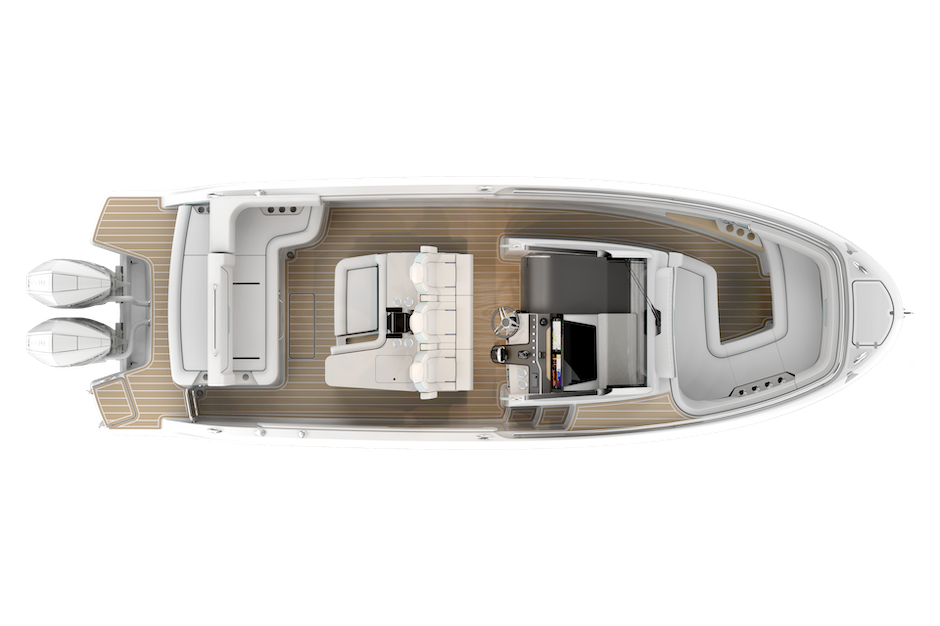 Layout di coperta del Beneteau Flyer 30.